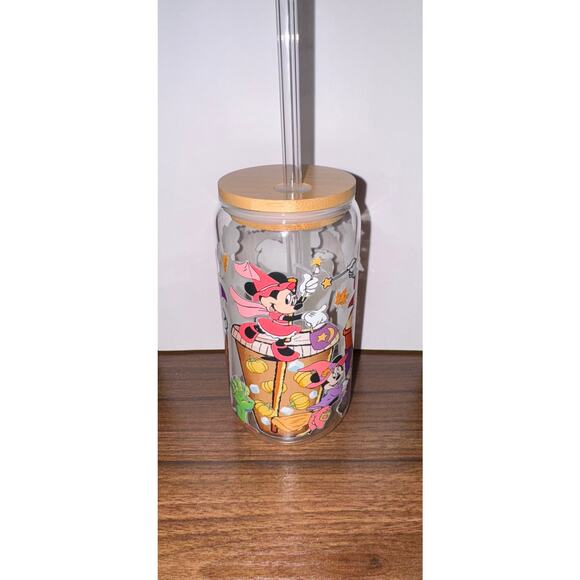 Mickey Halloween Glass Set featuring Minnie Donald Duck 16oz - Picture 8 of 9